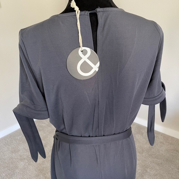 &Merci Gray Jumpsuit - Picture 4 of 5